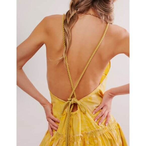 NEW Free People Deserted Island Mini Dress - Picture 3 of 8